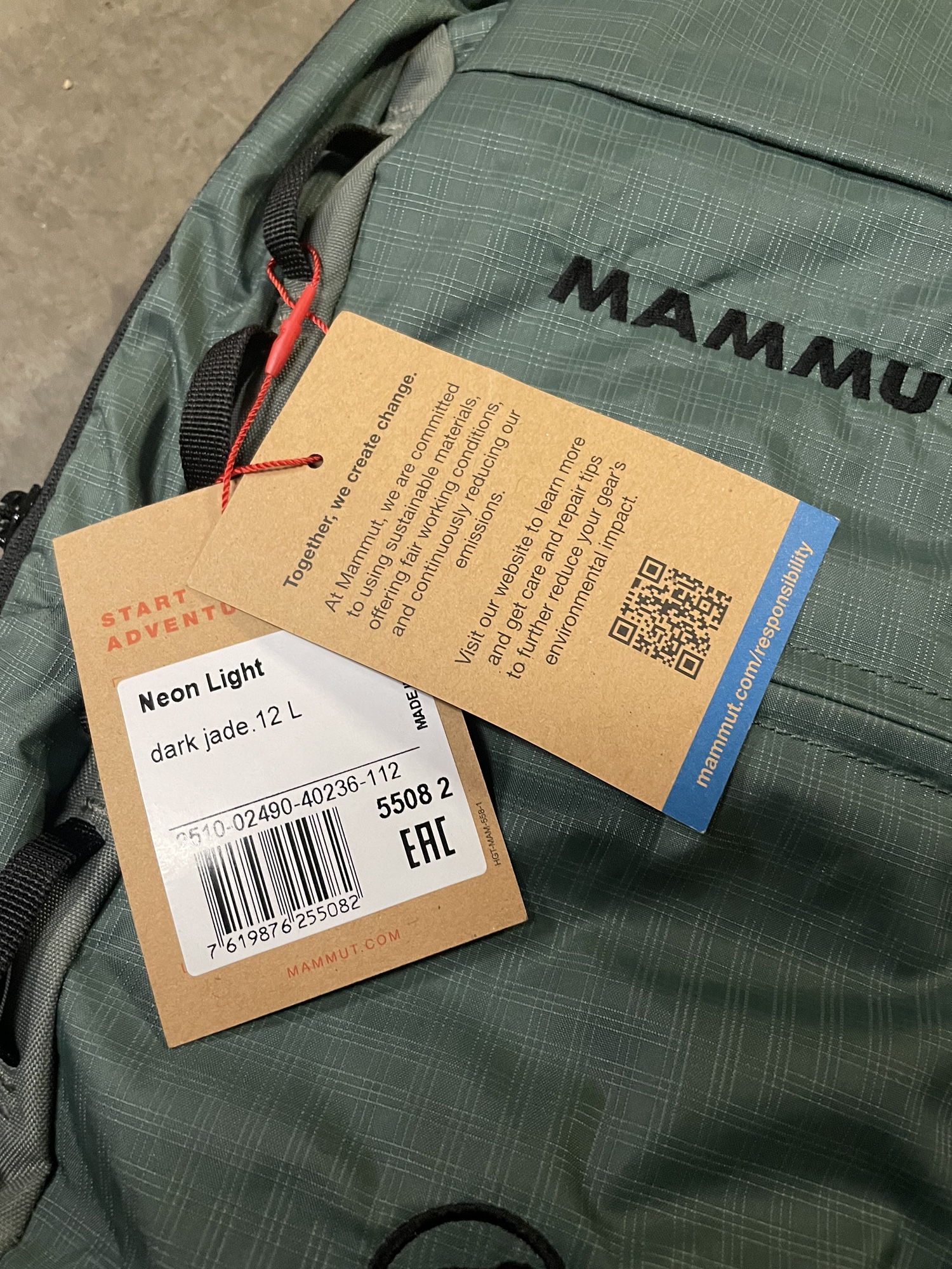 mammut backpack