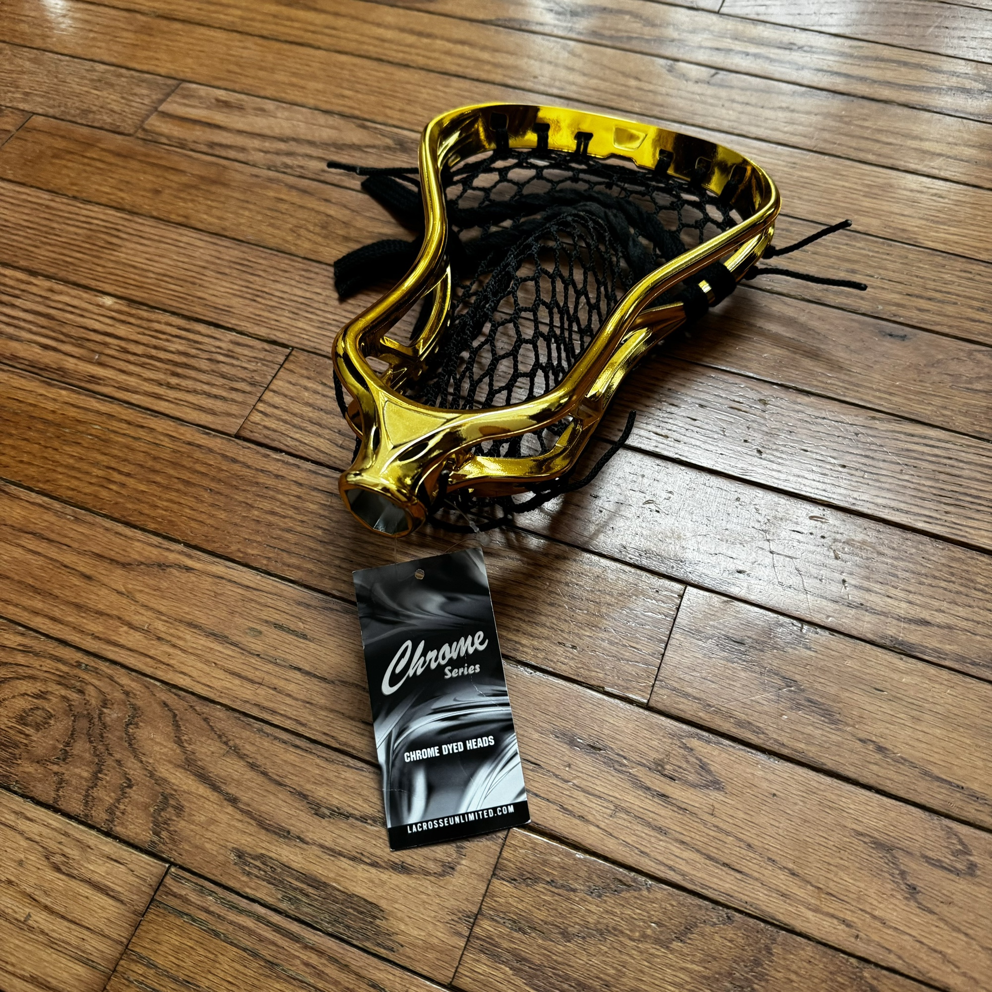 GOLD CHROME ECD ION w/ Hero 3.0 (Lacrosse Unlimited chrome and Strung