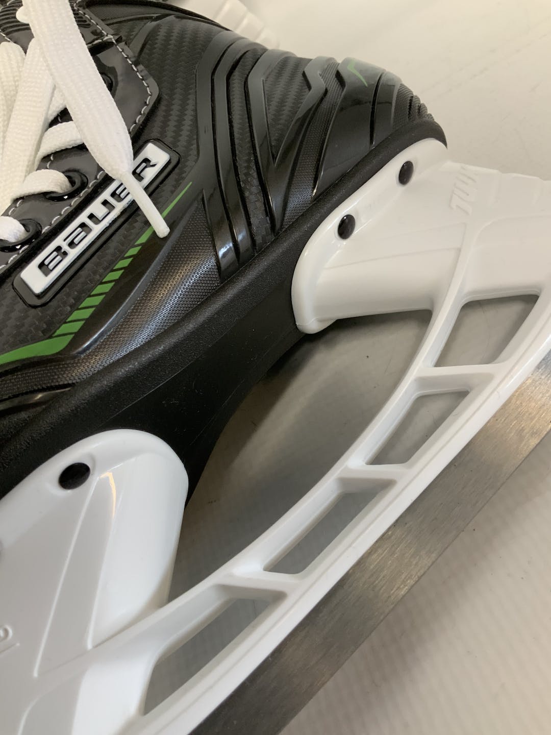 Used Bauer Xls Junior 02 Ice Hockey Skates SidelineSwap