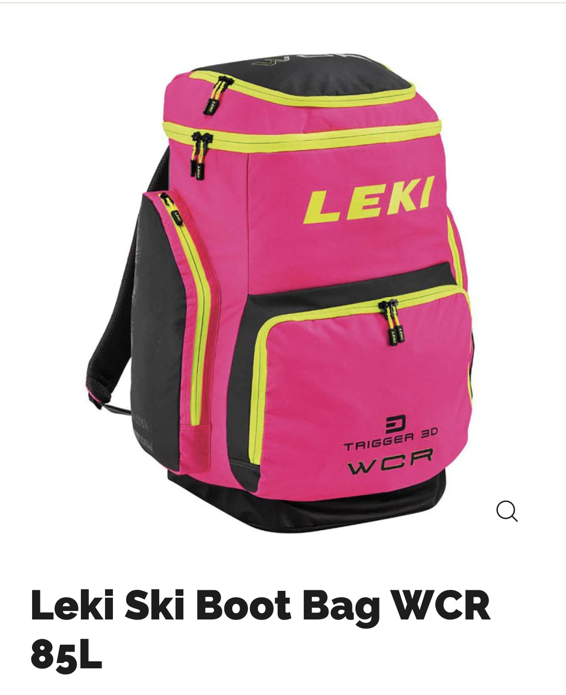 New Leki 85L Boot Bag Pink SidelineSwap
