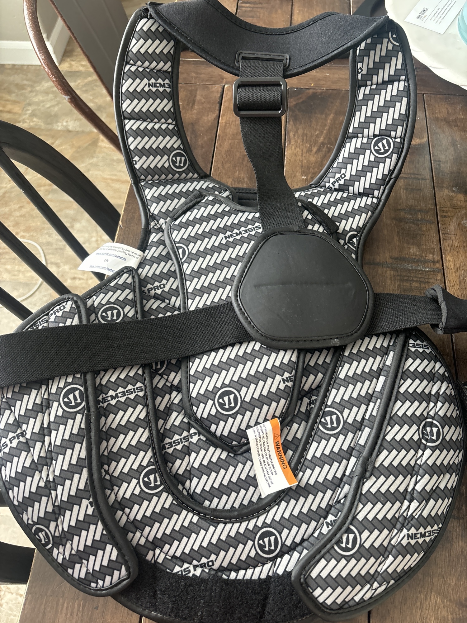 Warrior Nemesis Pro Chest Pad SidelineSwap