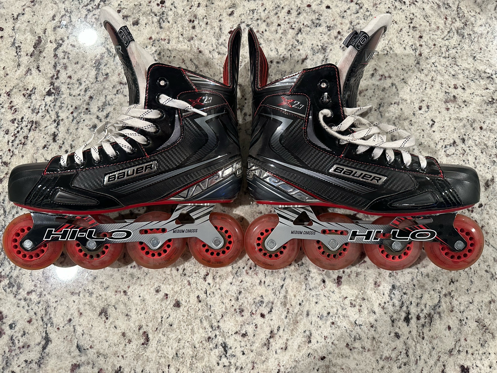 Bauer Vapor X2.7R Inline Hockey Skates Senior *like new SidelineSwap