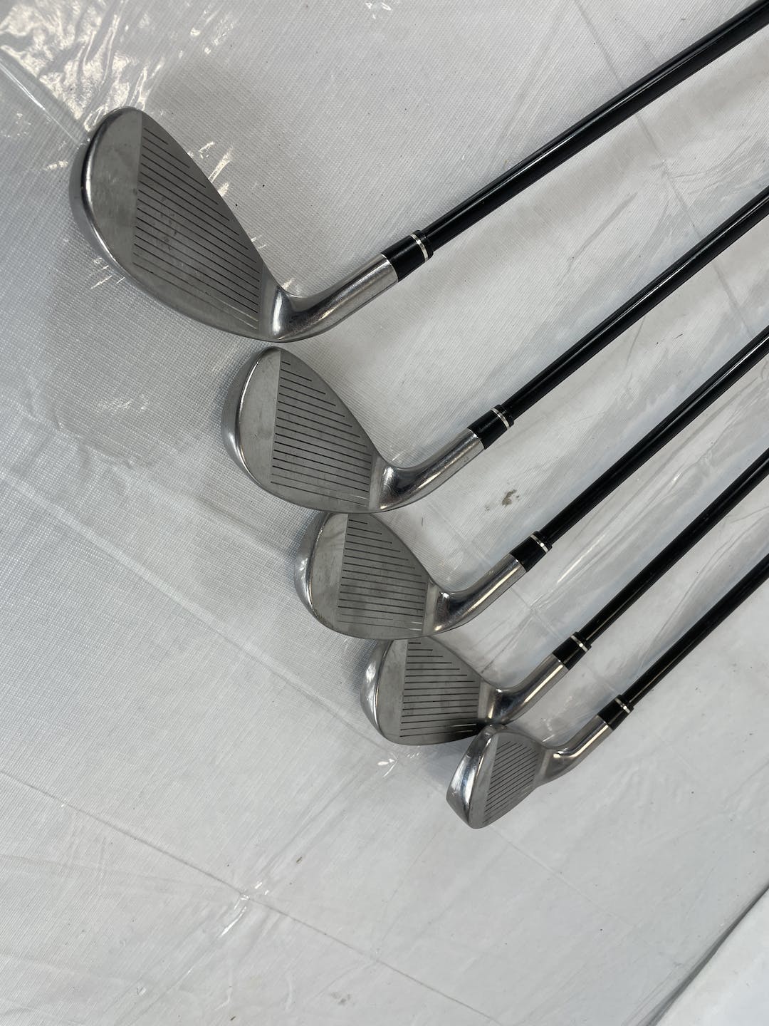 Used Nickent 3dx Hybrid 6ipw Graphite Regular Golf Iron Set Irons