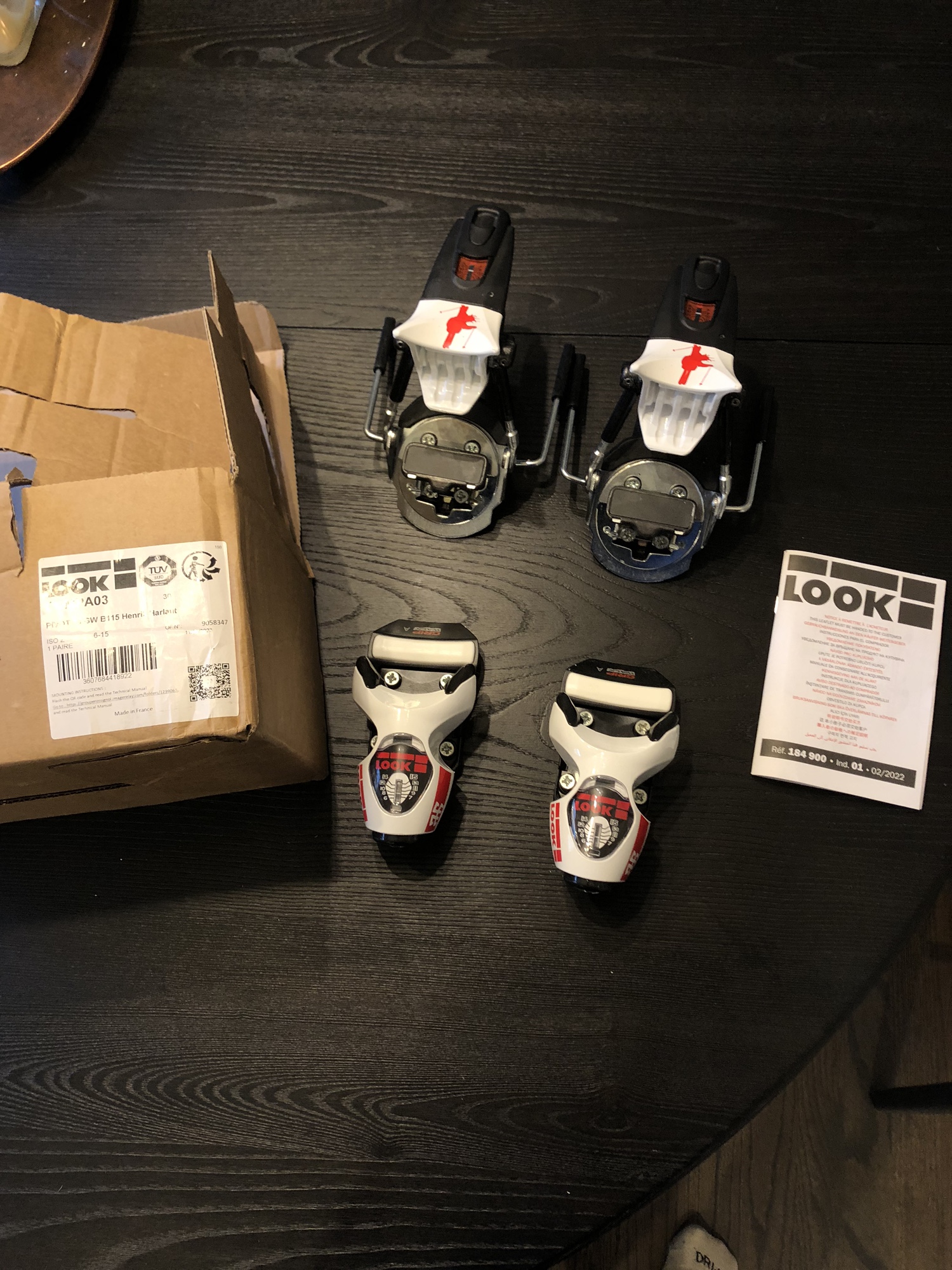 LOOK PIVOT 15 GW B115 White Henrik Harlaut Edition (brand new with