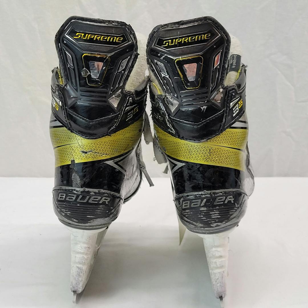 Used Bauer Supreme 3s Junior 02 Ice Hockey Skates SidelineSwap