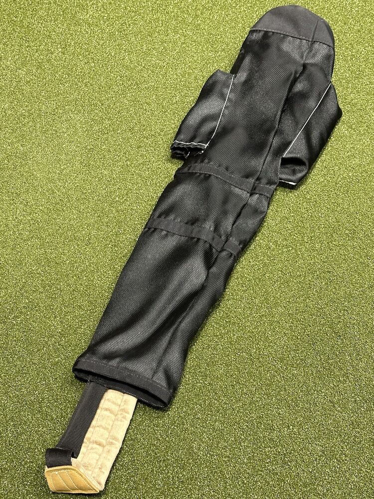 Vintage PING Sunday Carry Pencil Golf Bag Single Strap Black/White