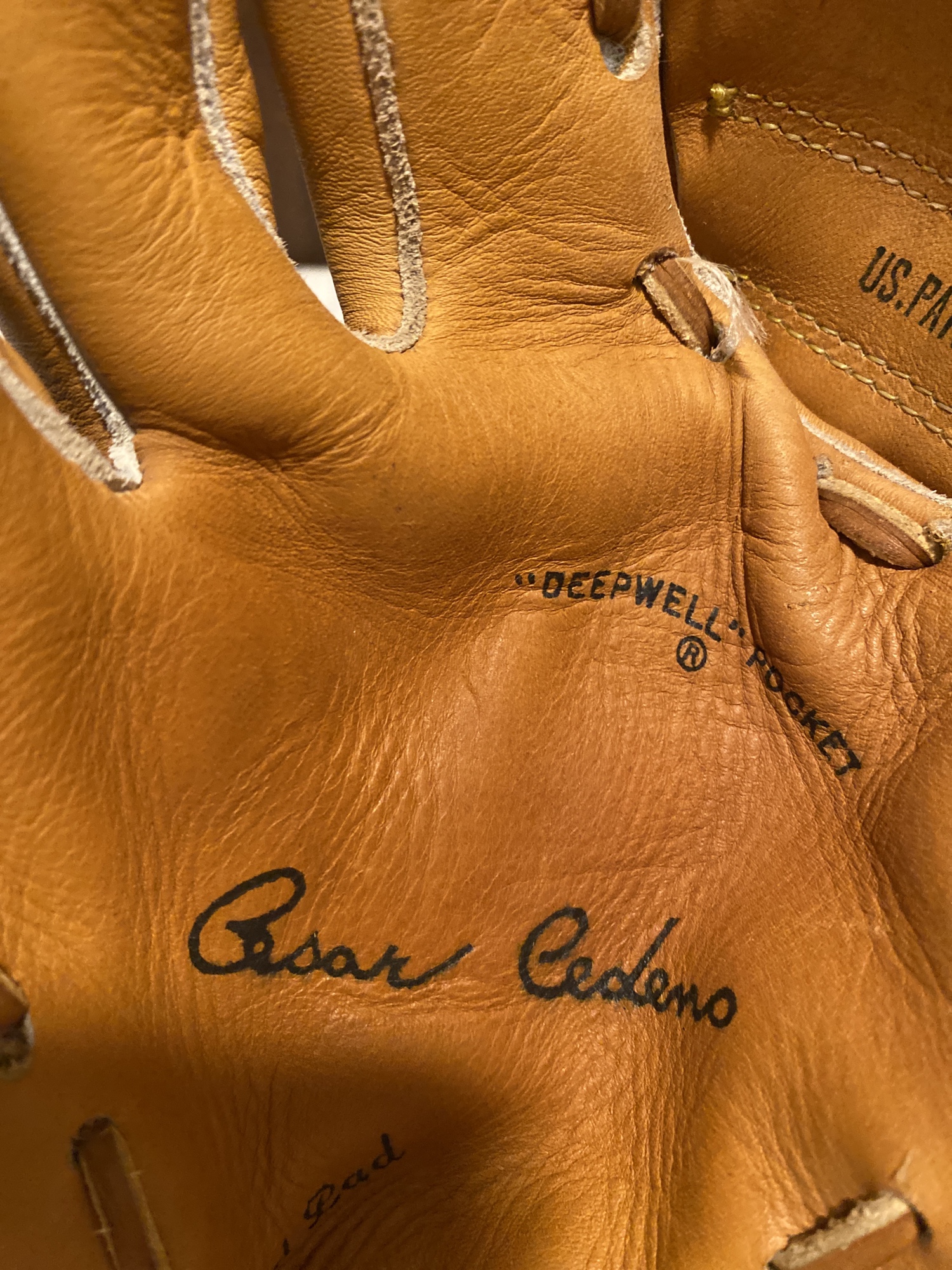 Vintage Rawlings Cesar Cedeno 12” Brown Baseball Glove