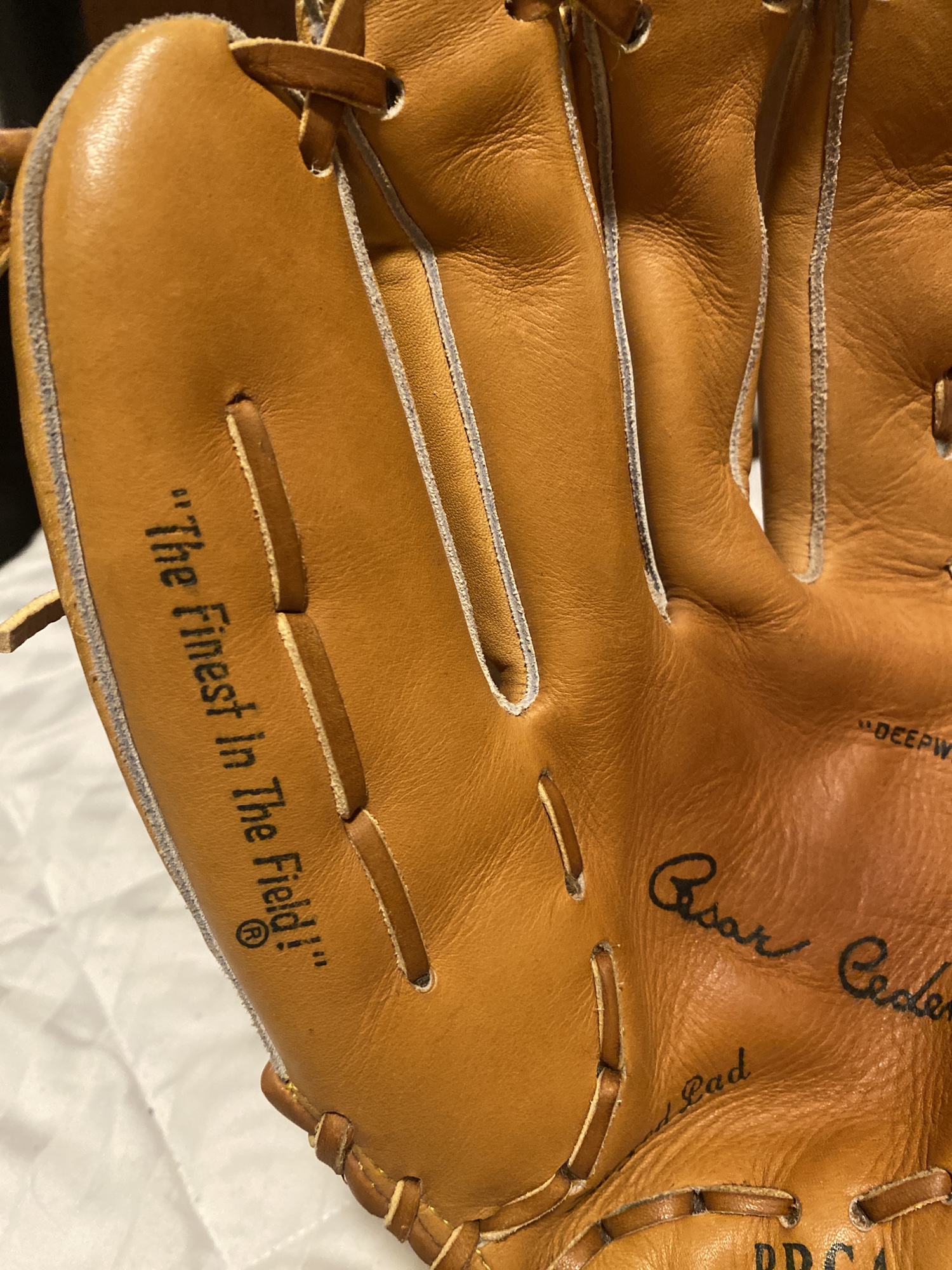 Vintage Rawlings Cesar Cedeno 12” Brown Baseball Glove