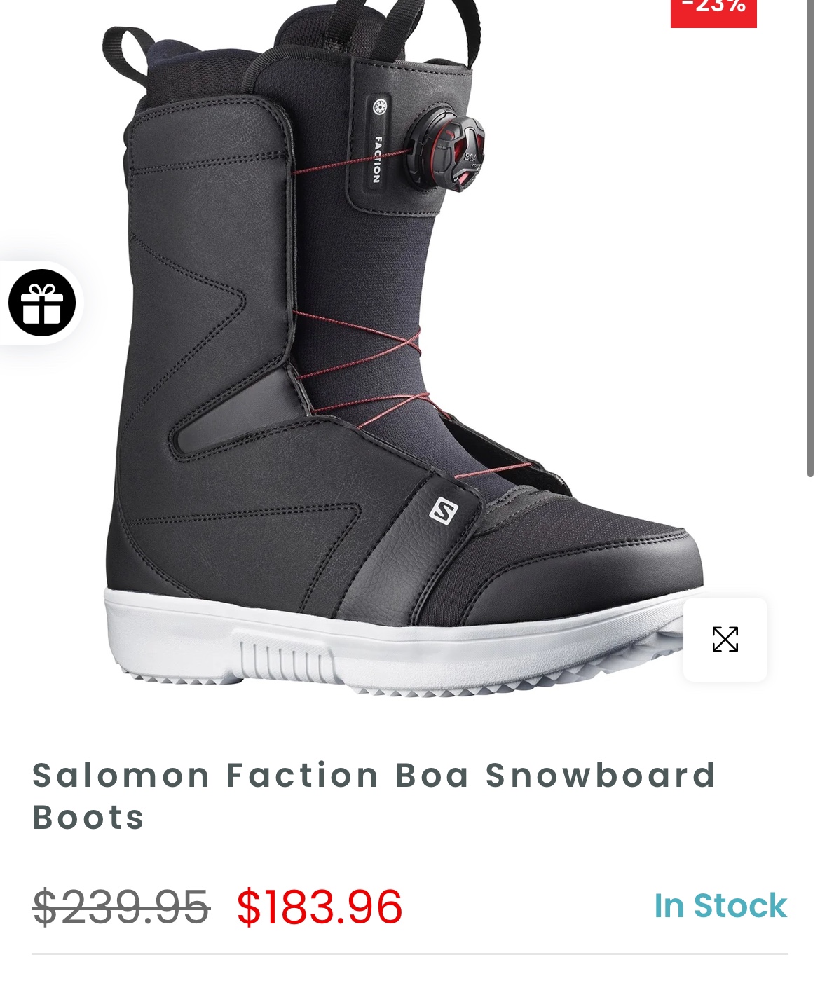 Salomon snowboard & Boots SidelineSwap