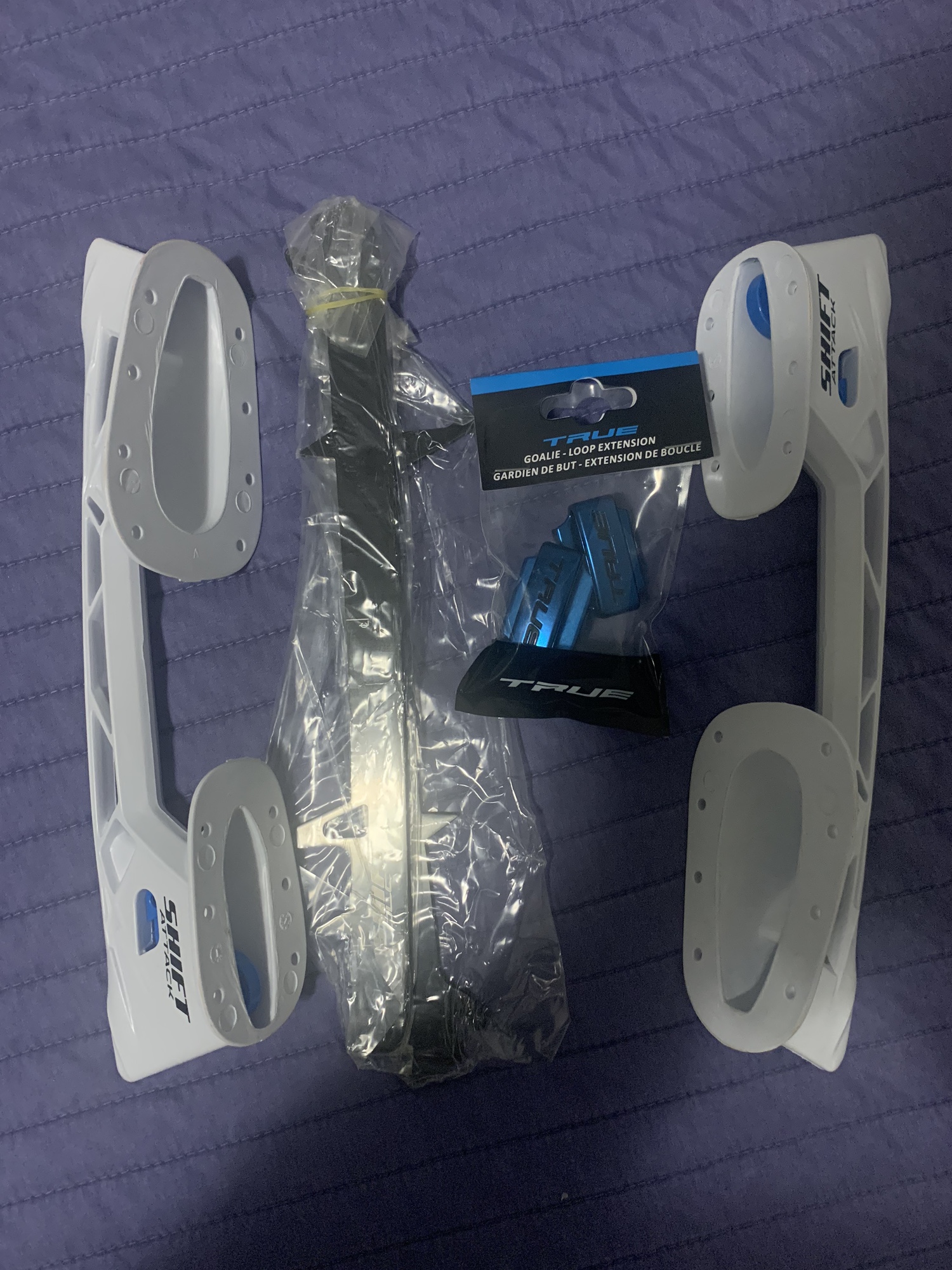 True Hockey Goalie Skate Blade holders with new blades SidelineSwap