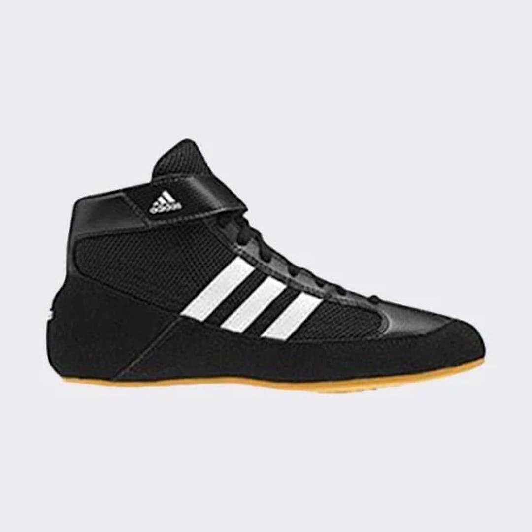 New Adidas Hvc Wrestling Shoe Bk Wh Size 04 SidelineSwap