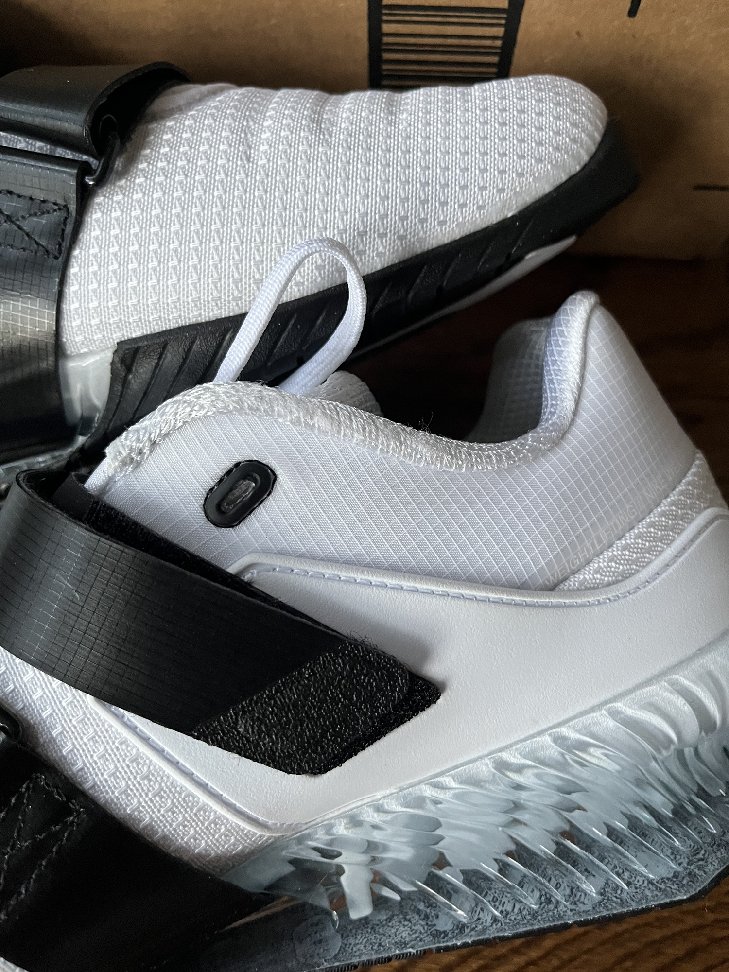 Nike Romaleos 4 Weightlifting Shoes White/White/Black Men's