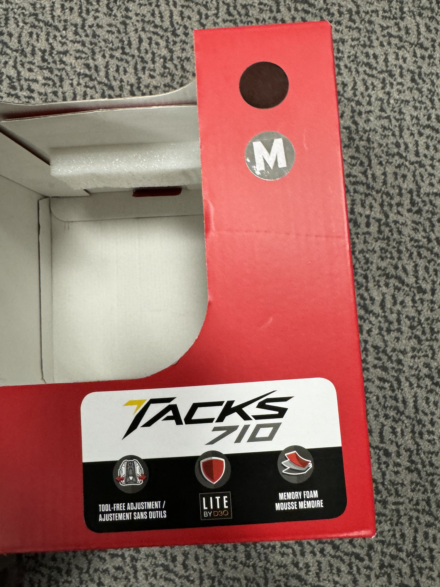 CCM Tacks 710 Maroon Medium Helmet SidelineSwap