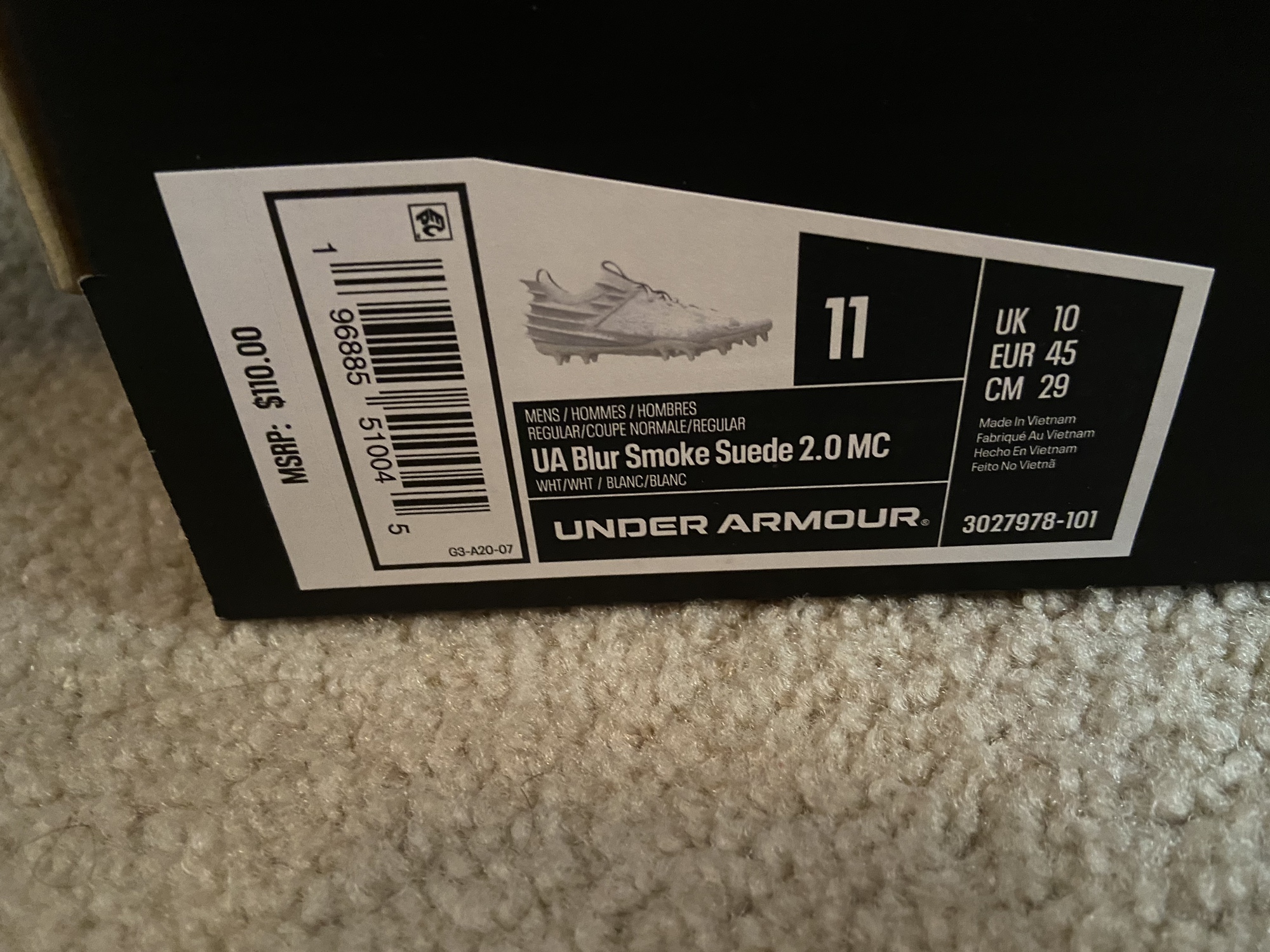 ua spotlight suede mc blue