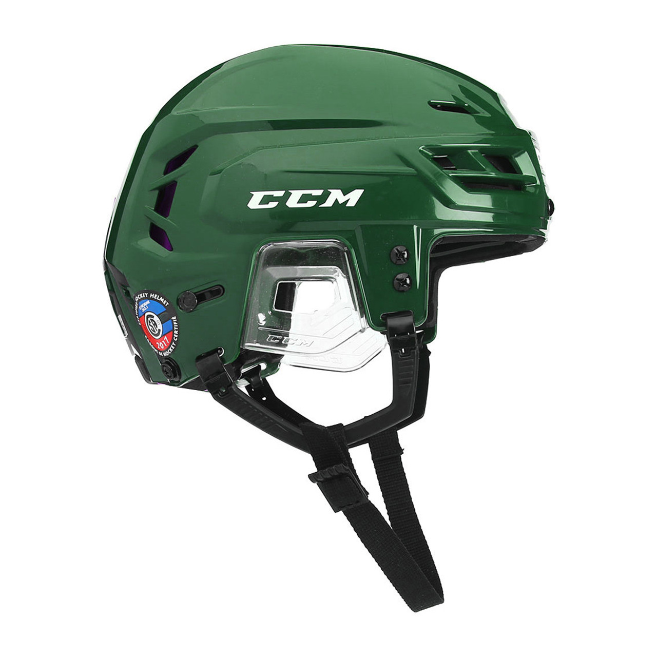 CCM Tacks 710 Helmet (NEW) Dark Green, Medium SidelineSwap