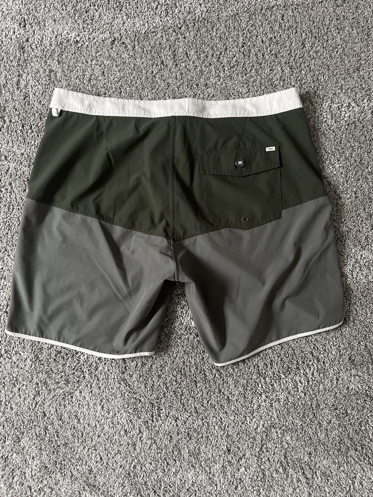 Men’s Vuori Bathing Swim Suit 38 Olive Color SidelineSwap