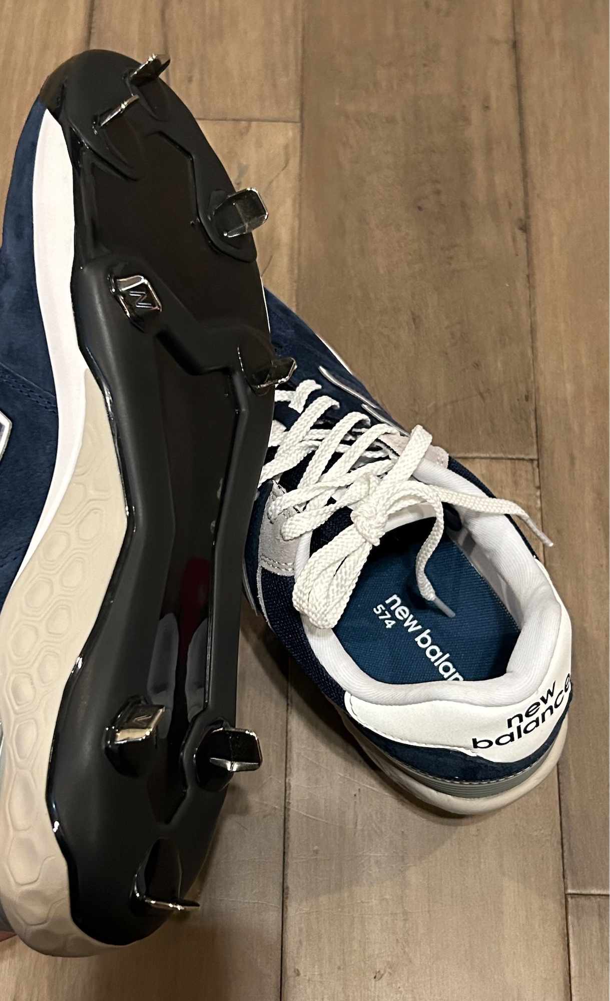 light blue new balance cleats