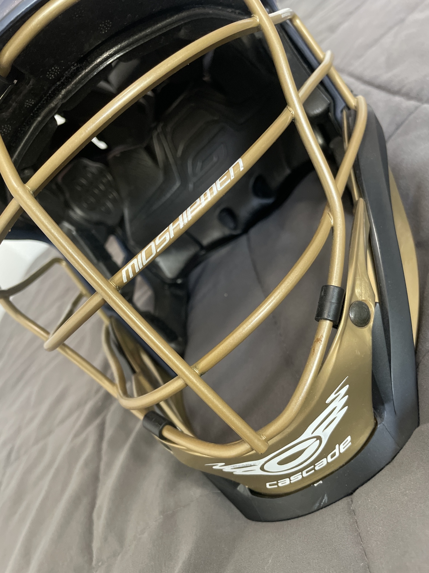 Navy lacrosse helmet SidelineSwap