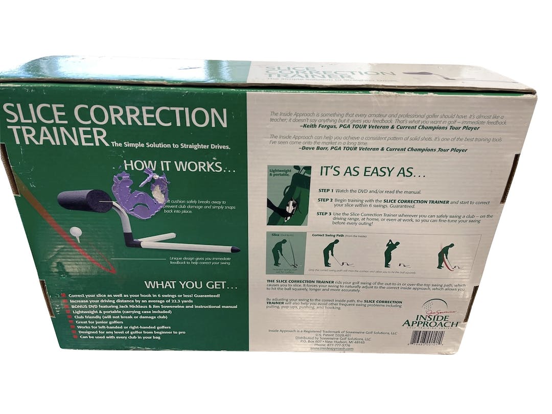 Used Slice Correction Trainer Golf Training Aids SidelineSwap