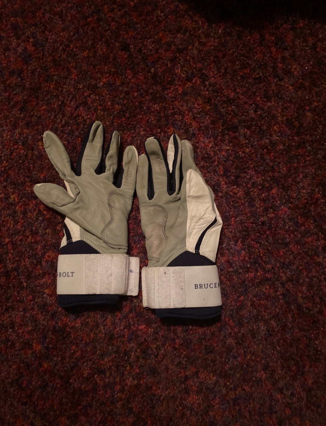 Used Large Bruce Bolt Batting Gloves SidelineSwap