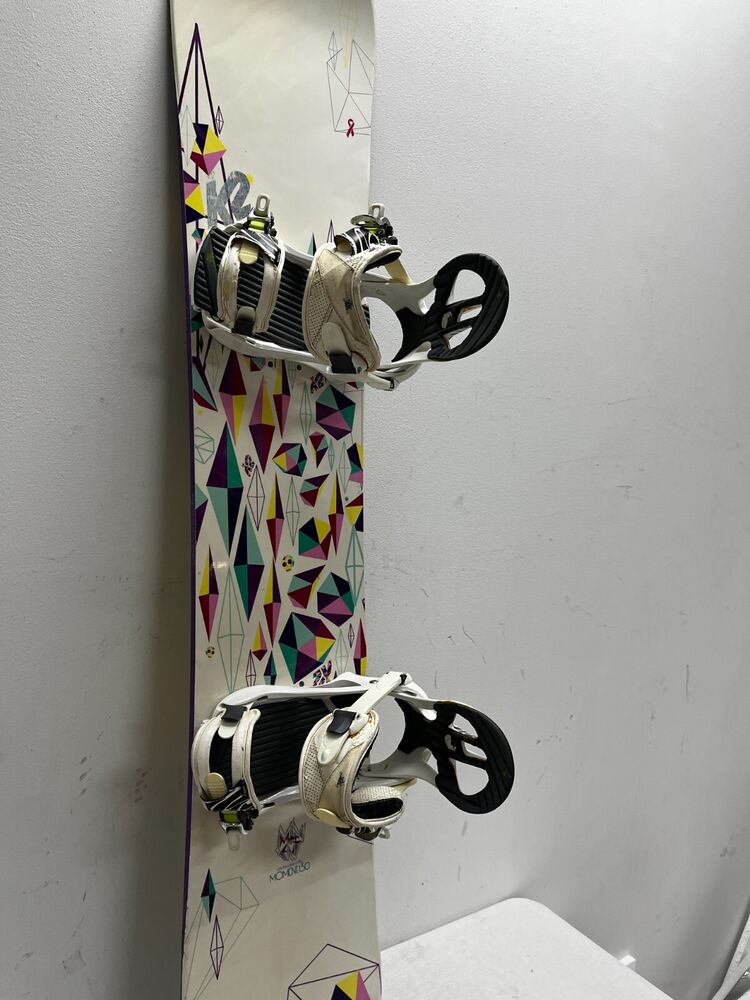 K2 Moment 150cm TwinTip AllMountain Snowboard K2 Virtue Bindings Medium CLEAN SidelineSwap