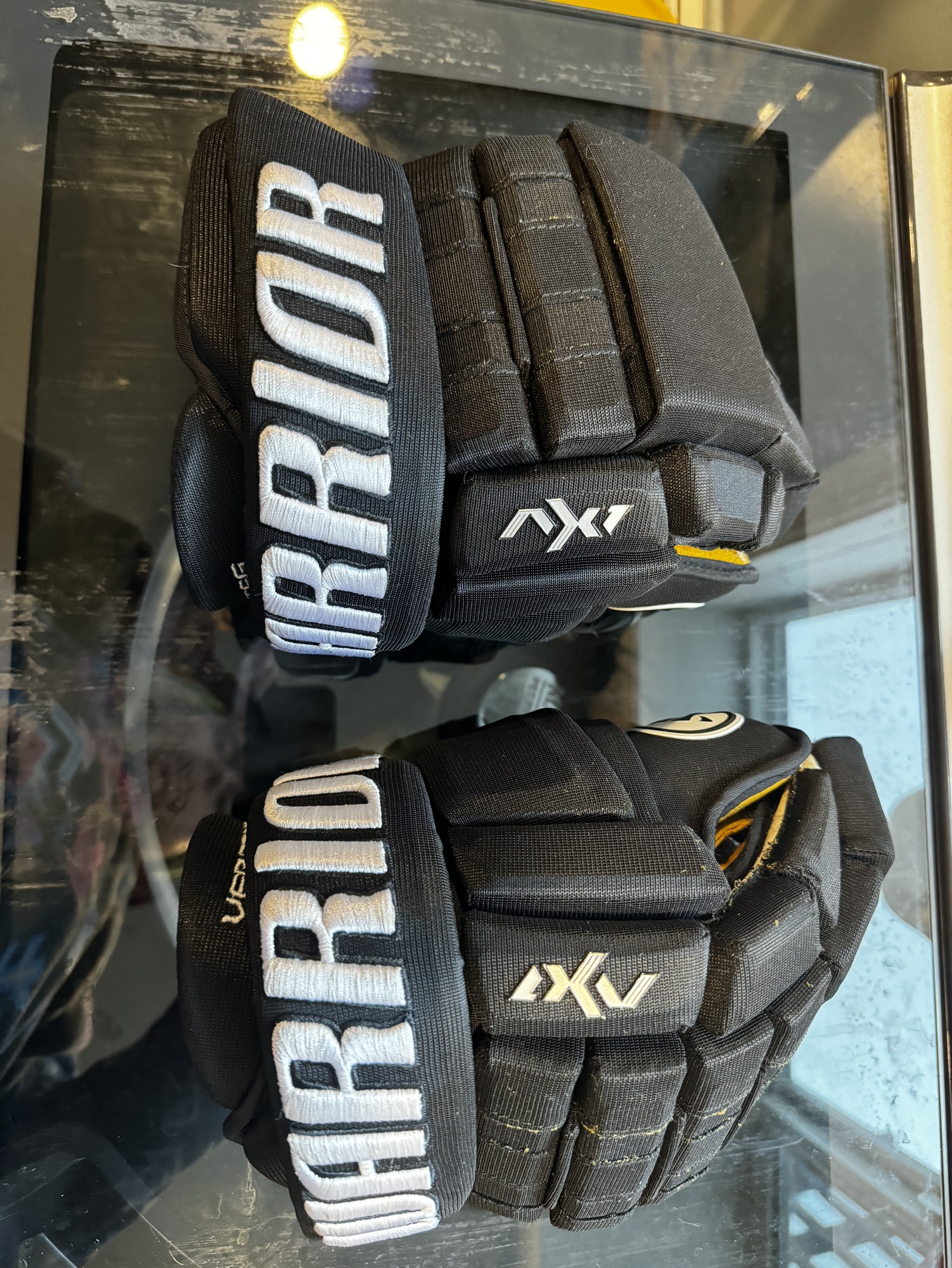 Warrior Ax1 Pro Stock Versteeg Gloves Repalmed SidelineSwap