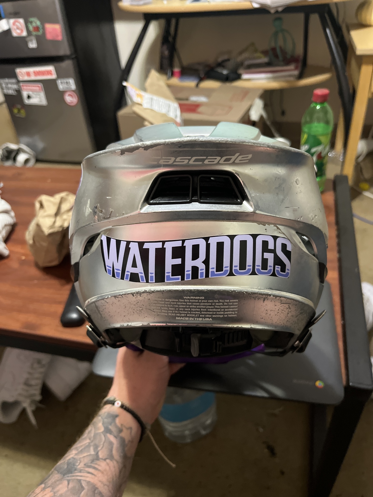 Custom Waterdogs Cascade S Helmet SidelineSwap