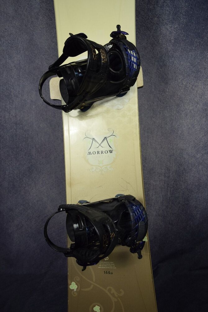 【美品】Morrow Mantra 144 MORROW MANTRA SNOWBOARD SIZE 144 CM WITH RIDE MEDIUM BINDINGS