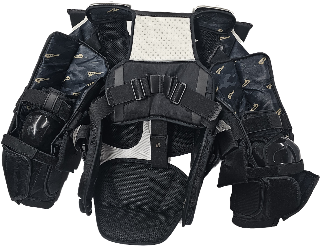 CCM AXIS 2 PRO STOCK LARGE GOALIE CHEST PROTECTOR LARGE NEW(11689