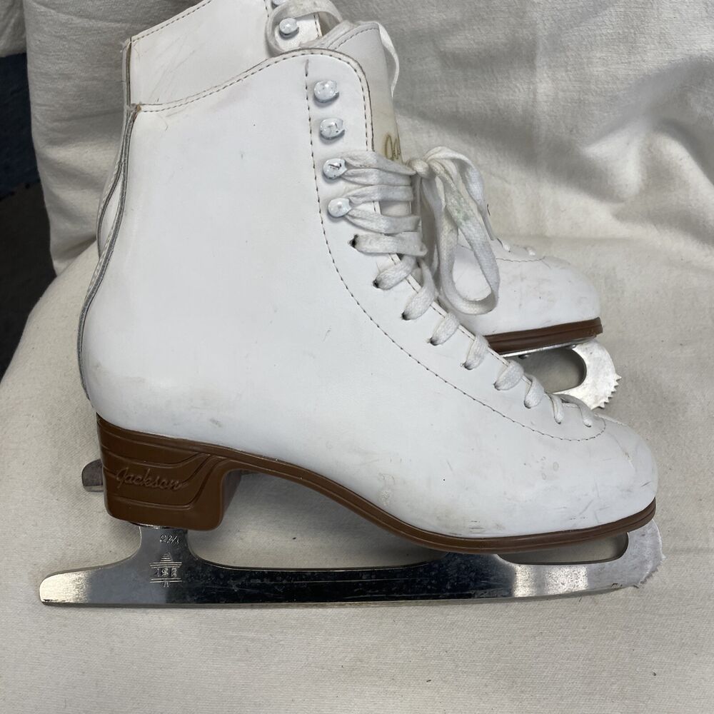 WOMEN’S SIZE 6 JACKSON MYSTIQUE FIGURE ICE SKATES SidelineSwap