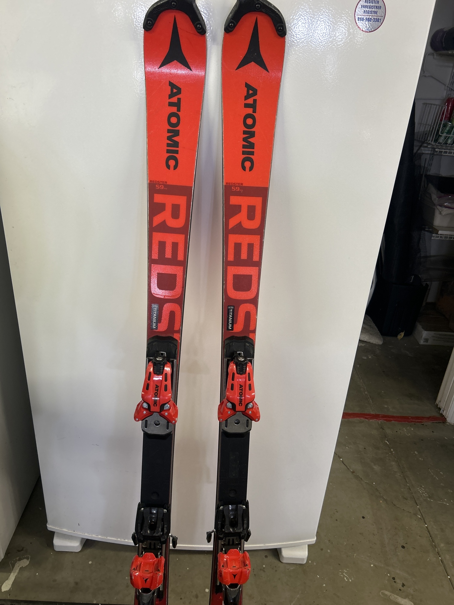 Atomic Redster S9 Slalom Skis 157 Cm With Bindings | SidelineSwap