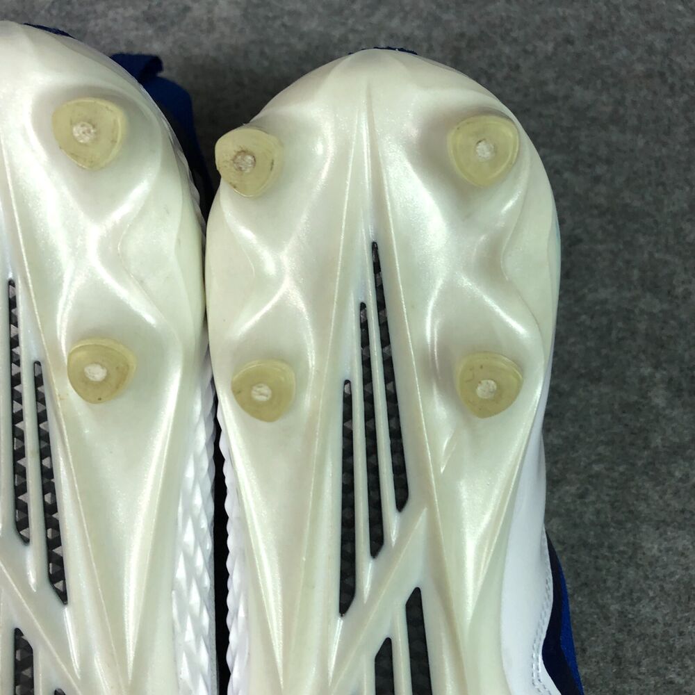 Adidas Mens Football Cleat 14 White Blue Shoe Lacrosse Freak High Sport