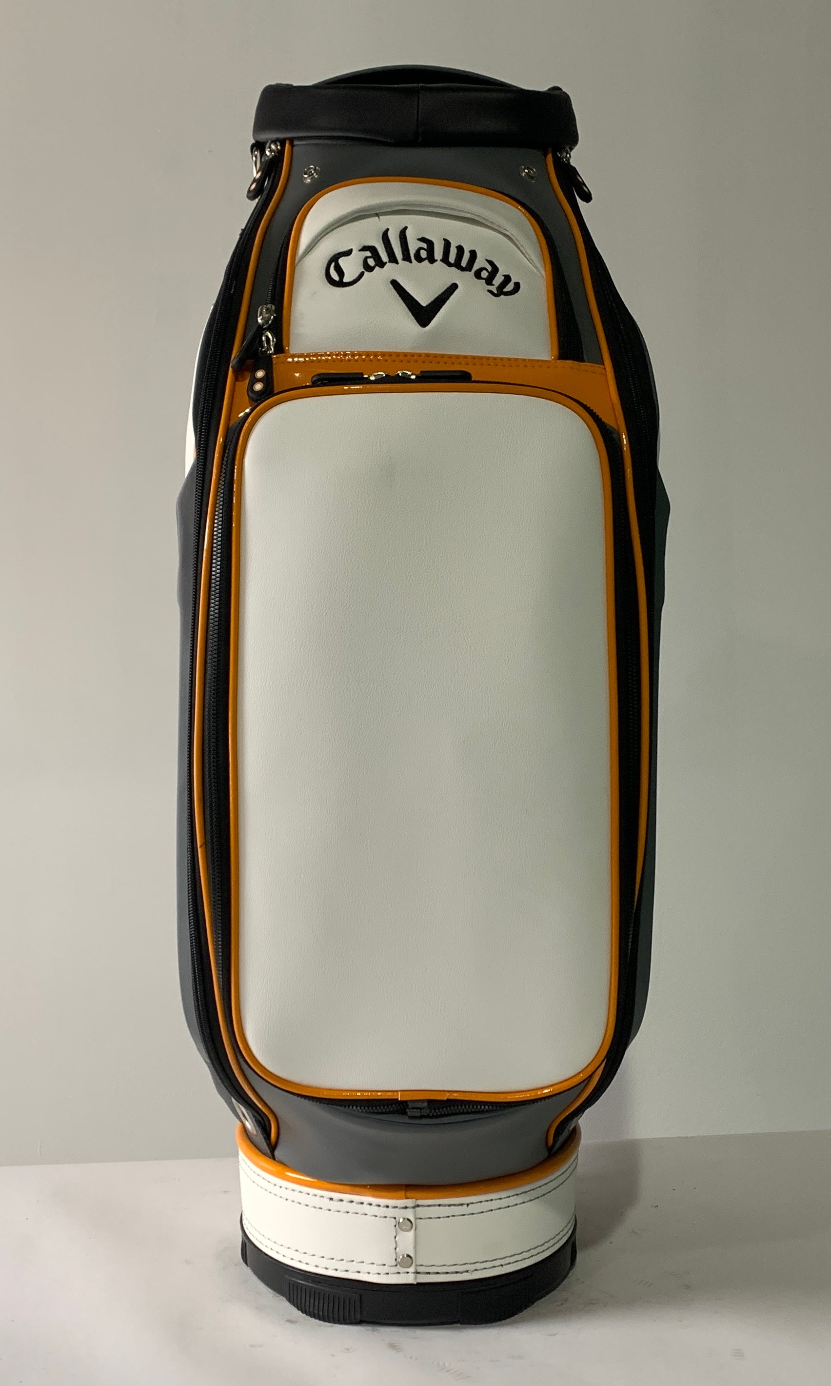 Callaway MAVRIK ゴルフバッグ Callaway Mavrik Tour Staff Golf Bag White Grey Orange 6-Way