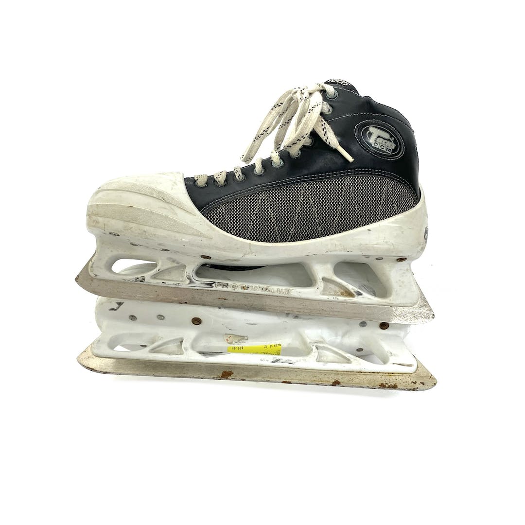 Used Ccm Tacks 852 Custom Fit Senior 12 Goalie Skates SidelineSwap
