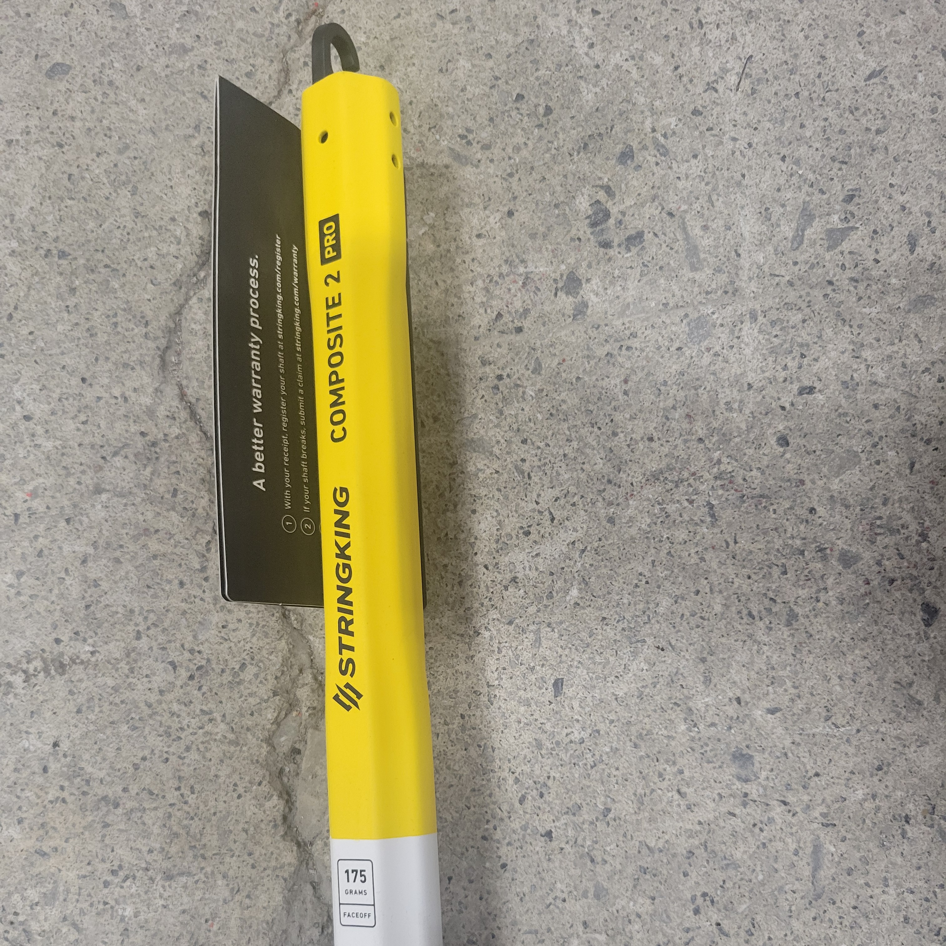 New StringKing Composite 2 pro faceoff Shaft 175 gram SidelineSwap