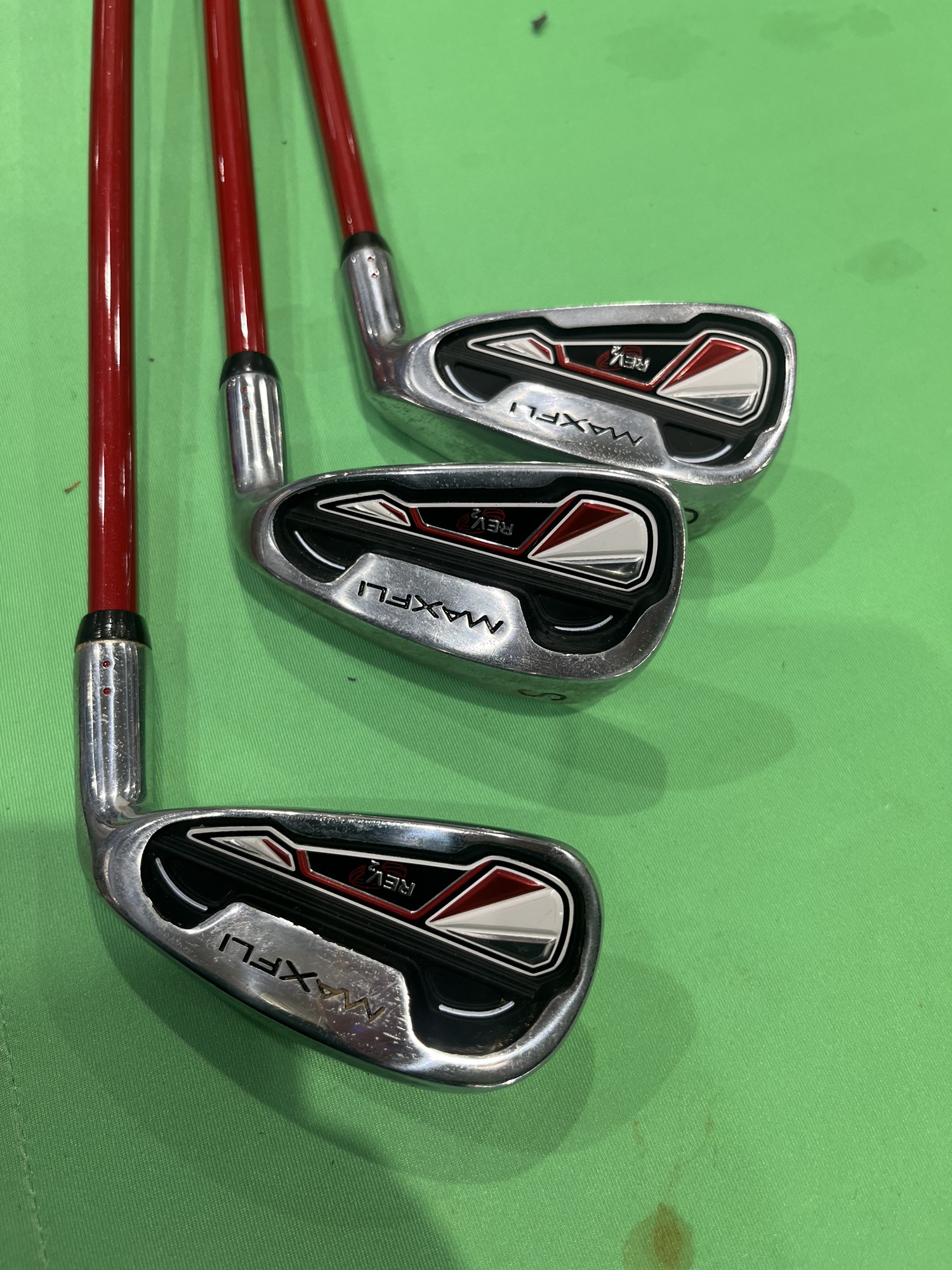 Used Junior Maxfli Square REV 2 Right Handed Clubs (Full Set) 6 Pieces