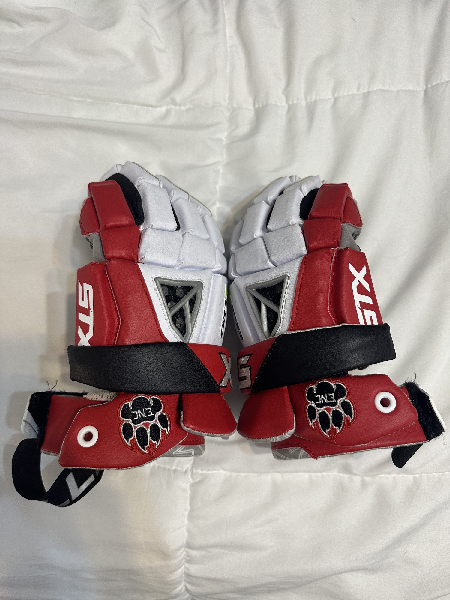 Used STX Large Cell V Lacrosse Gloves SidelineSwap
