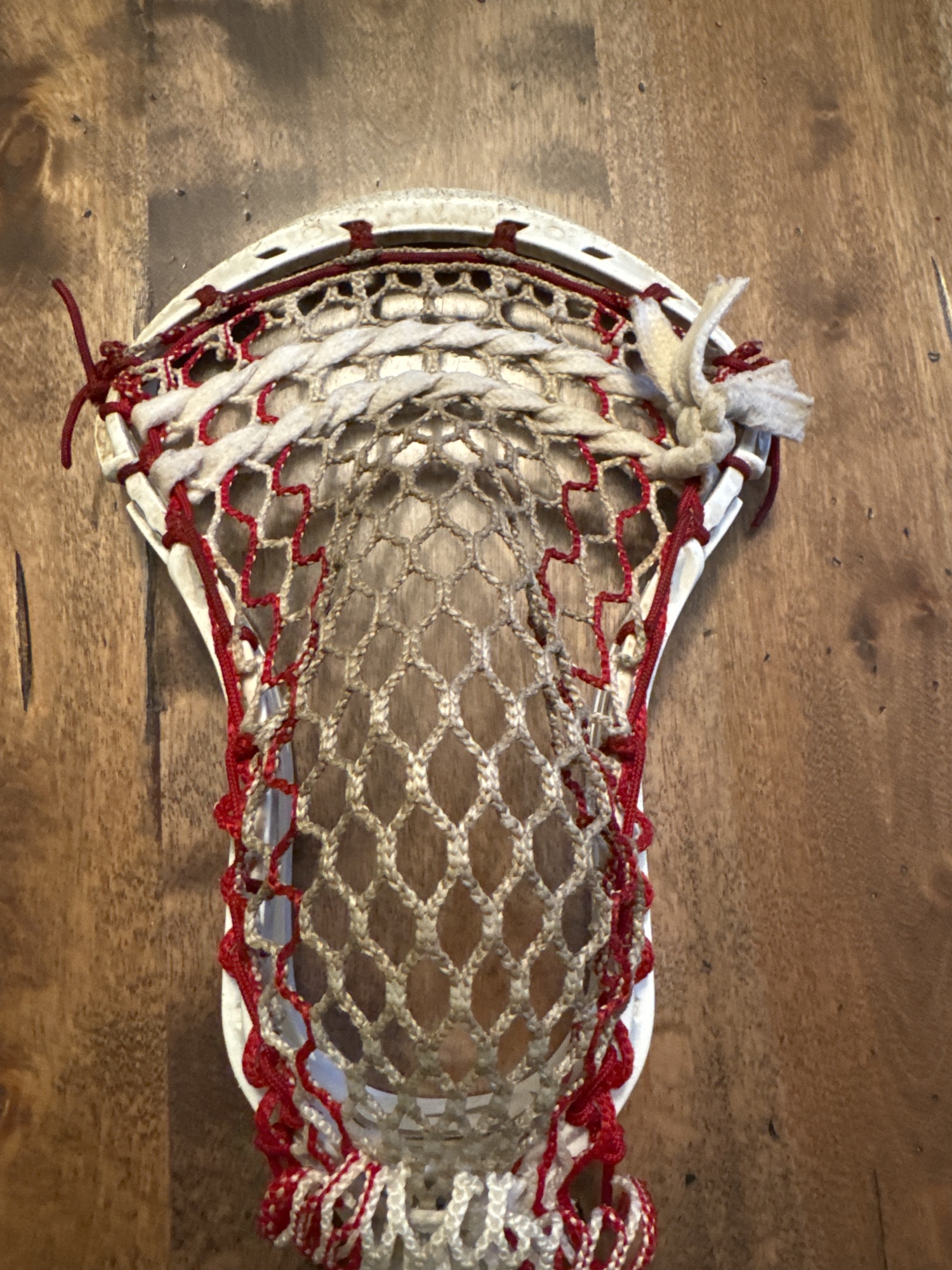 nike alpha elite 2 lacrosse head strung in hero 3.0 semi soft mesh