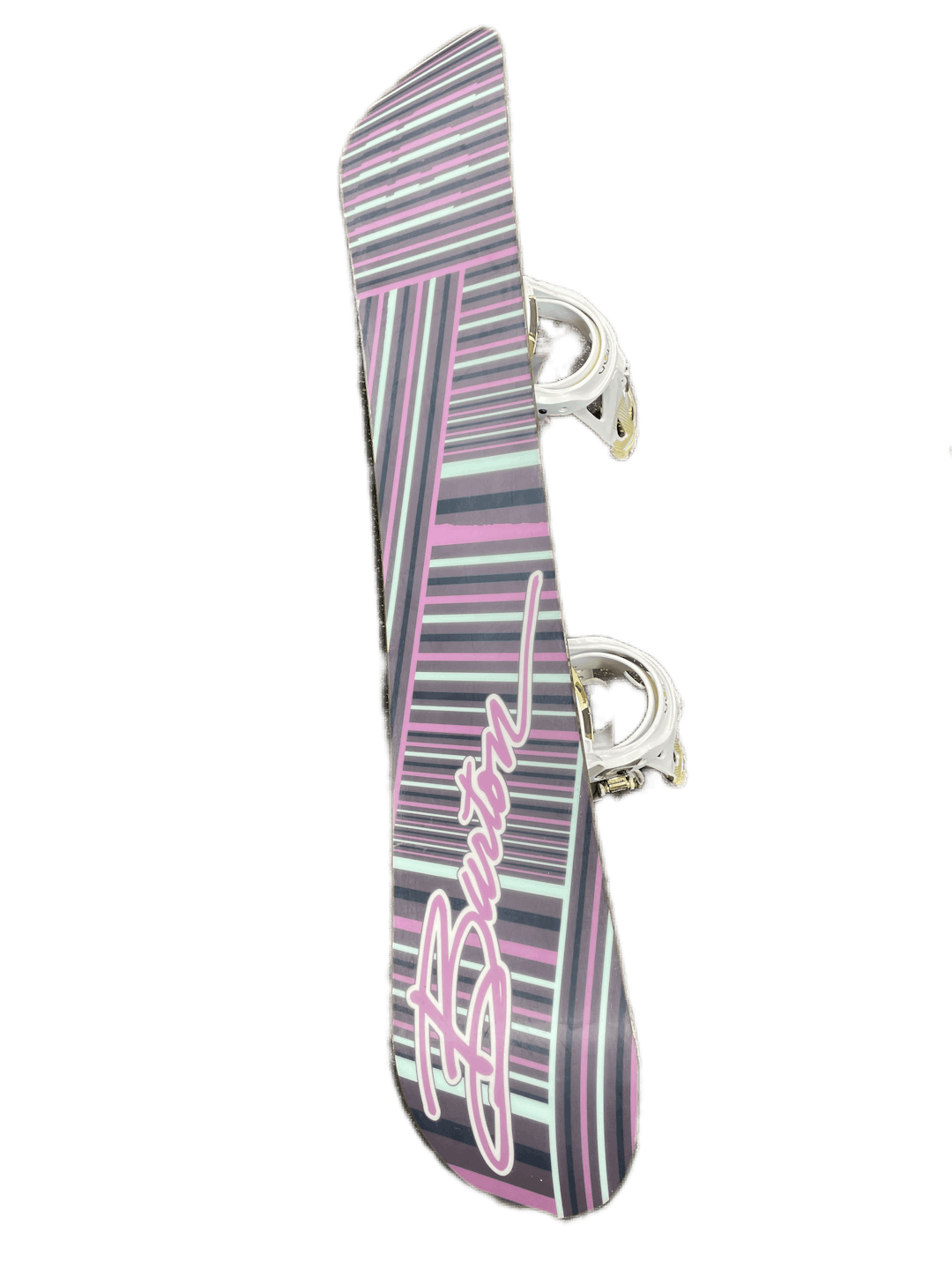 Used Burton Feather 44 144 Cm Women's Snowboard Combo