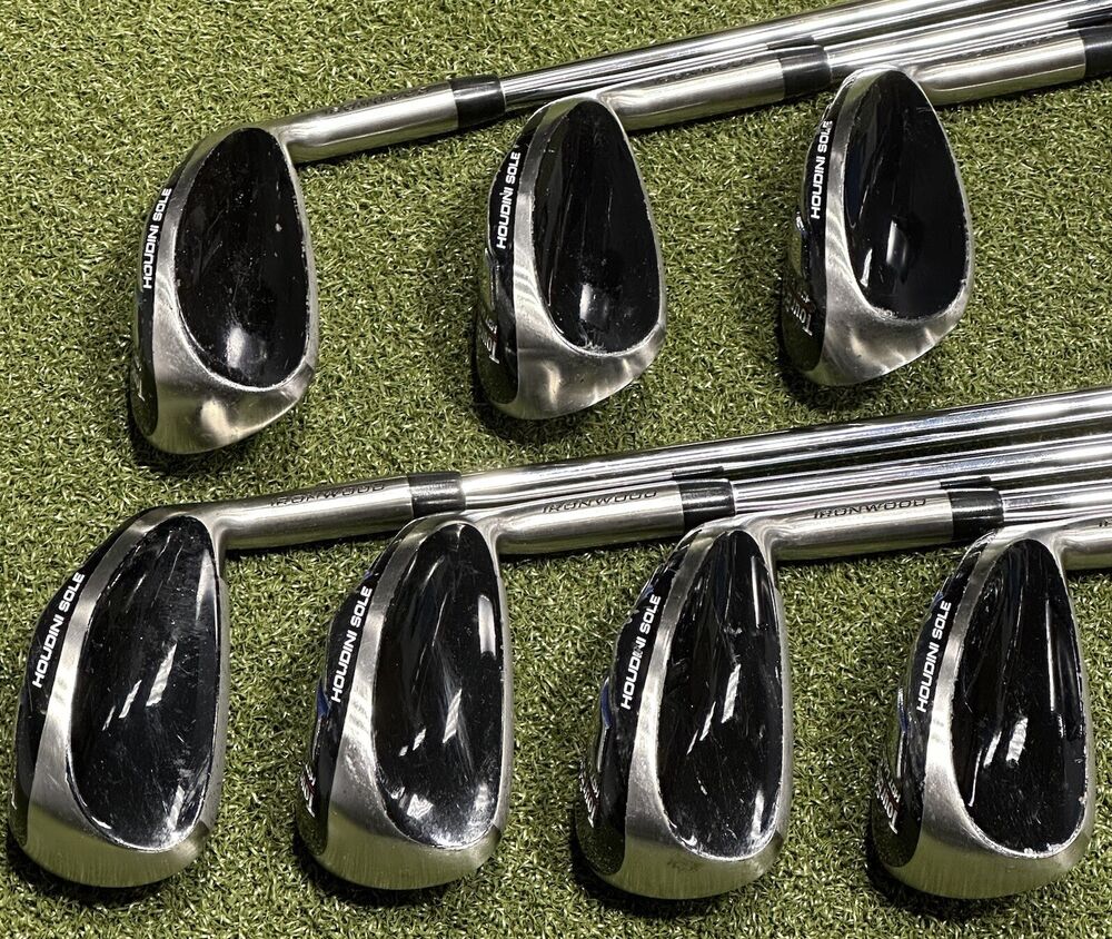Tour Edge E522 Hybrid Iron Wood Set 4PW Steel KBS MAX 80 Regular R