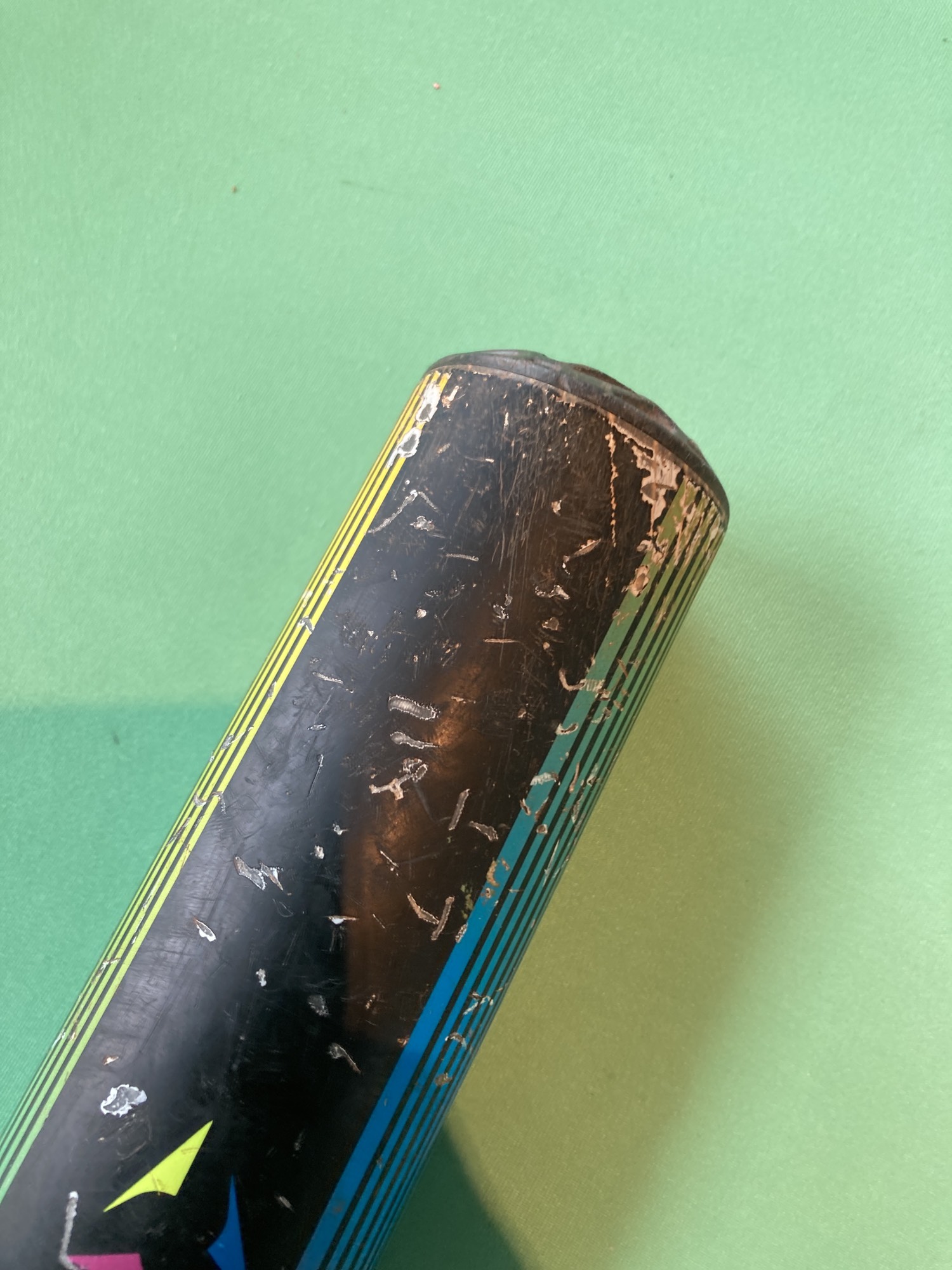 Black Used 2020 DeMarini Prism Composite Bat (10) 23 oz 33" SidelineSwap