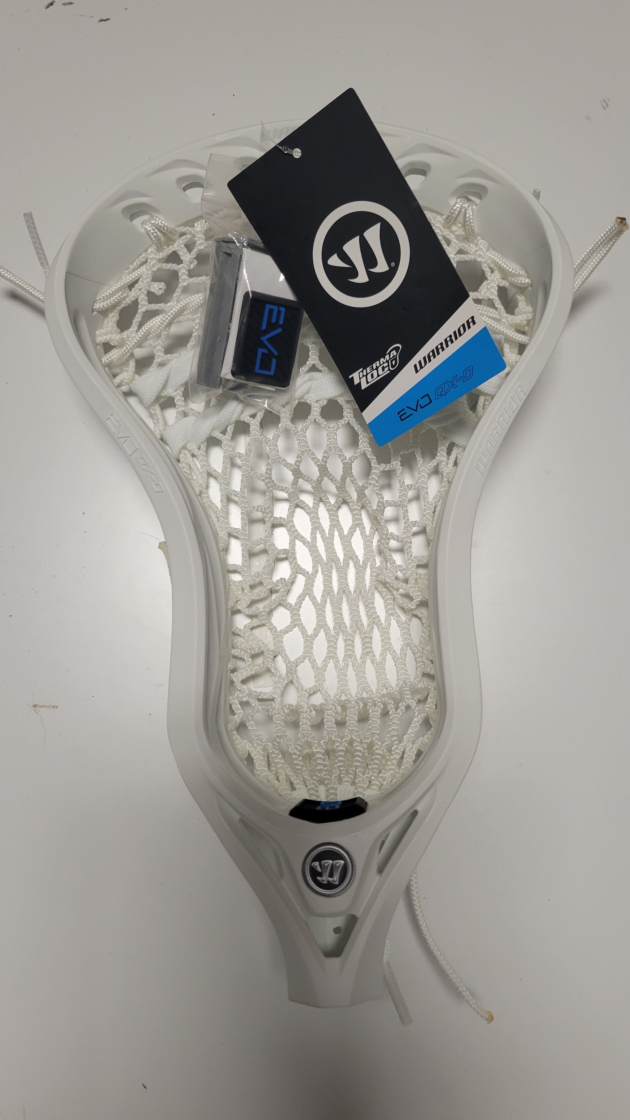 New Warrior Evo QXD Strung Defense Lacrosse Head SidelineSwap