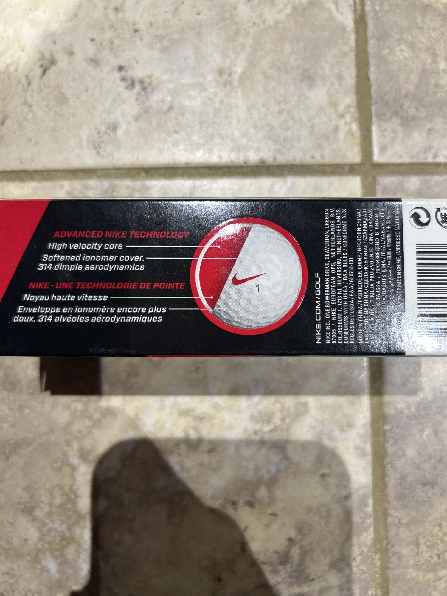 New Nike 3 Pack Power Distance Long Balls SidelineSwap