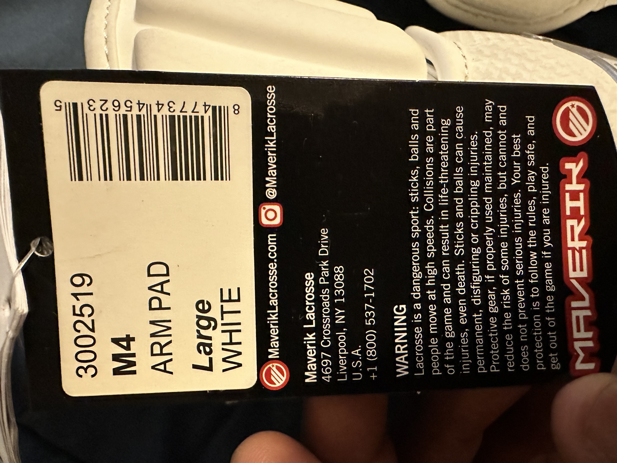 New Large Maverik M4 Arm Pads SidelineSwap