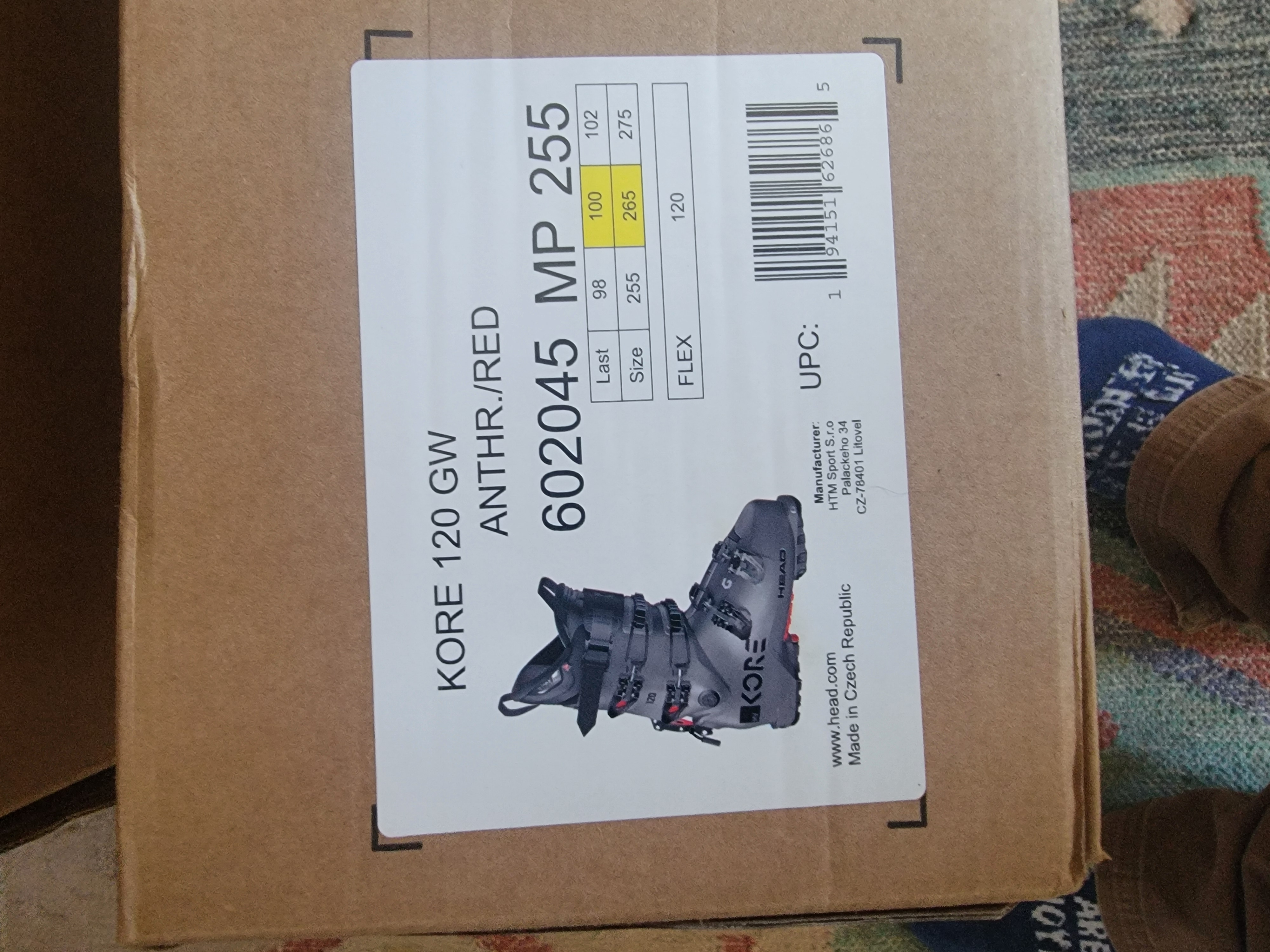 New Men's HEAD Kore 120 Ski Boot 25.5 | SidelineSwap | Buy and