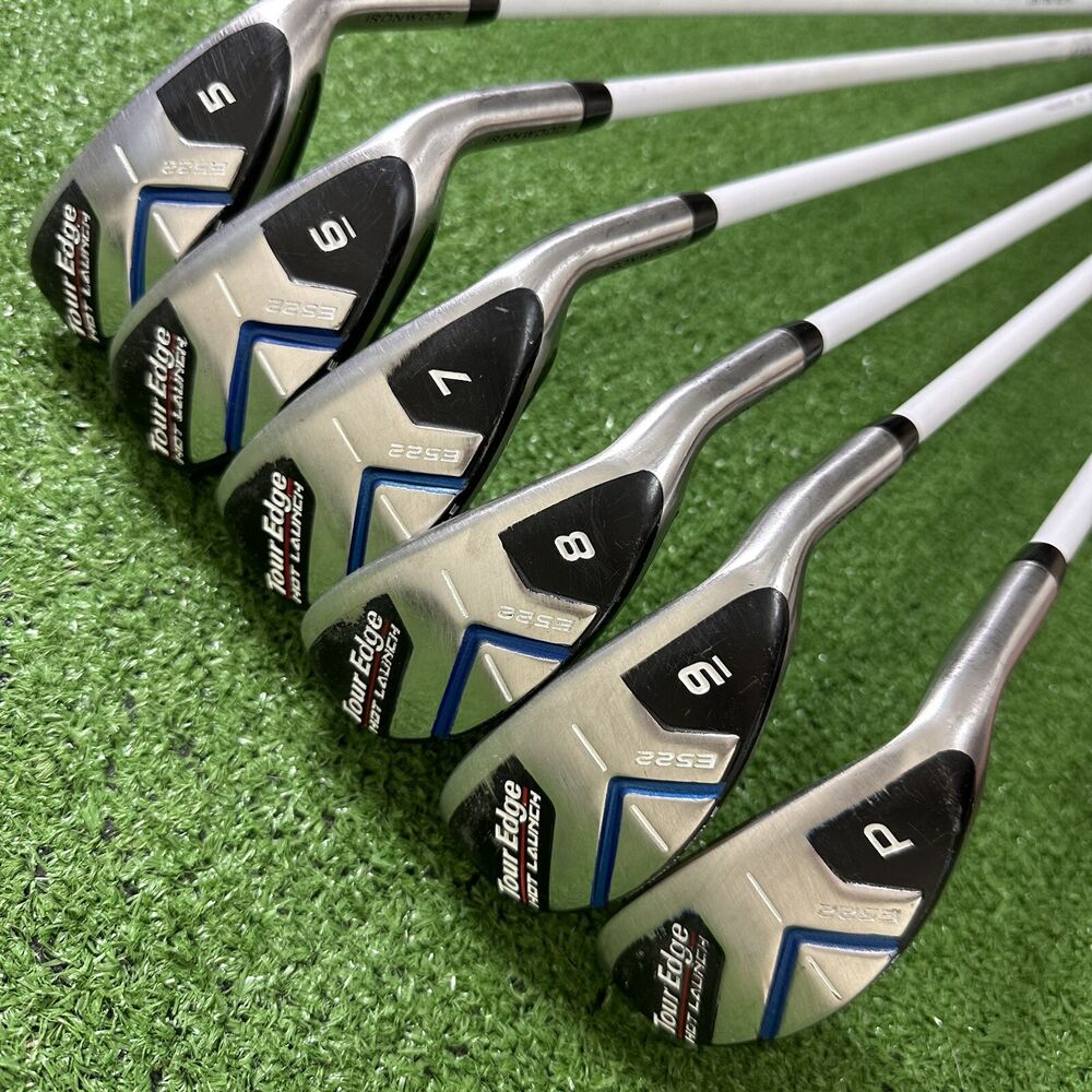 Tour Edge Hot Launch E522 Hybrid Iron Wood Set 5PW Fubuki HL 55