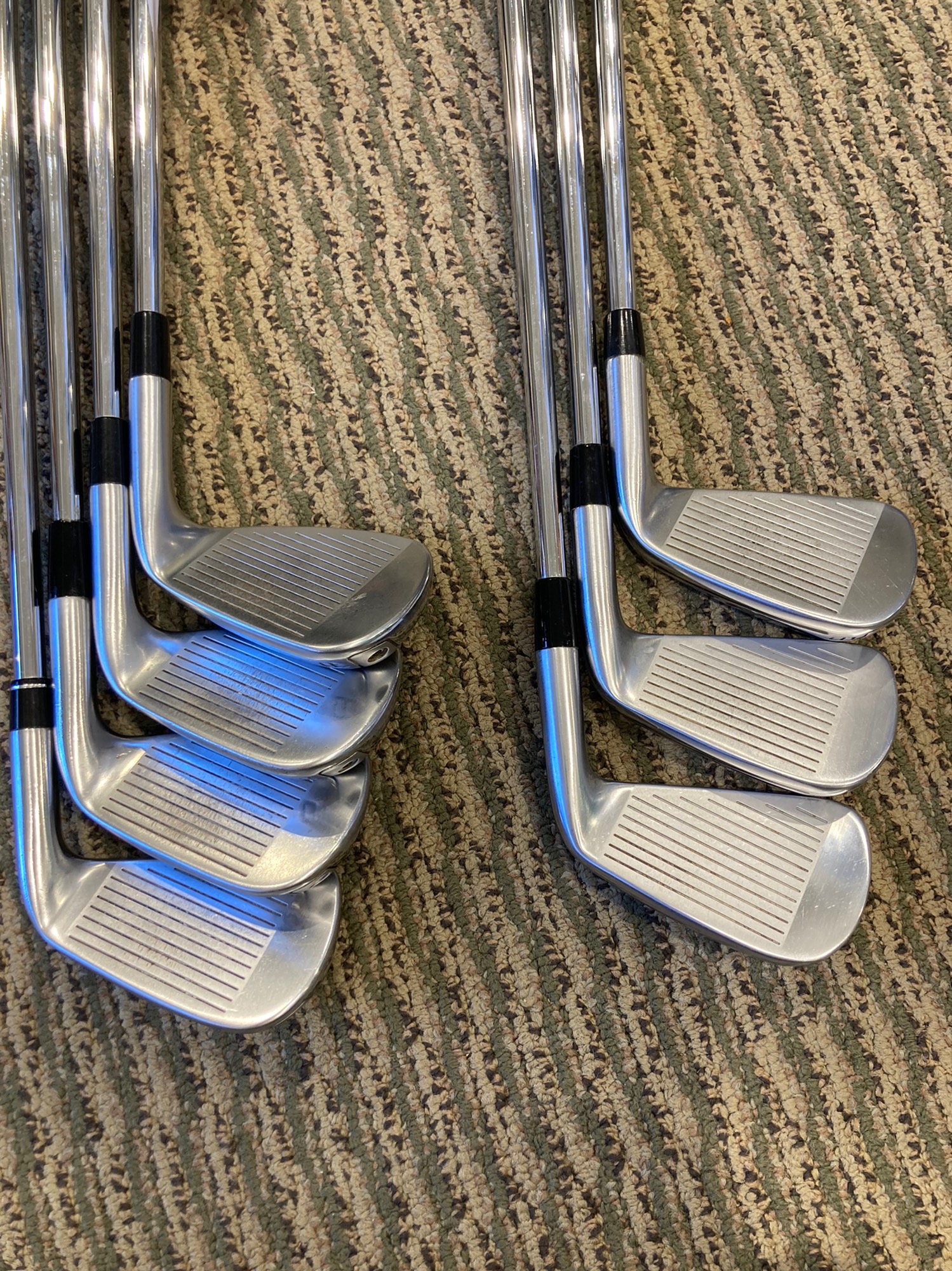 Used Men's TaylorMade P790 Left Handed Iron Set Stiff Flex Steel Shaft