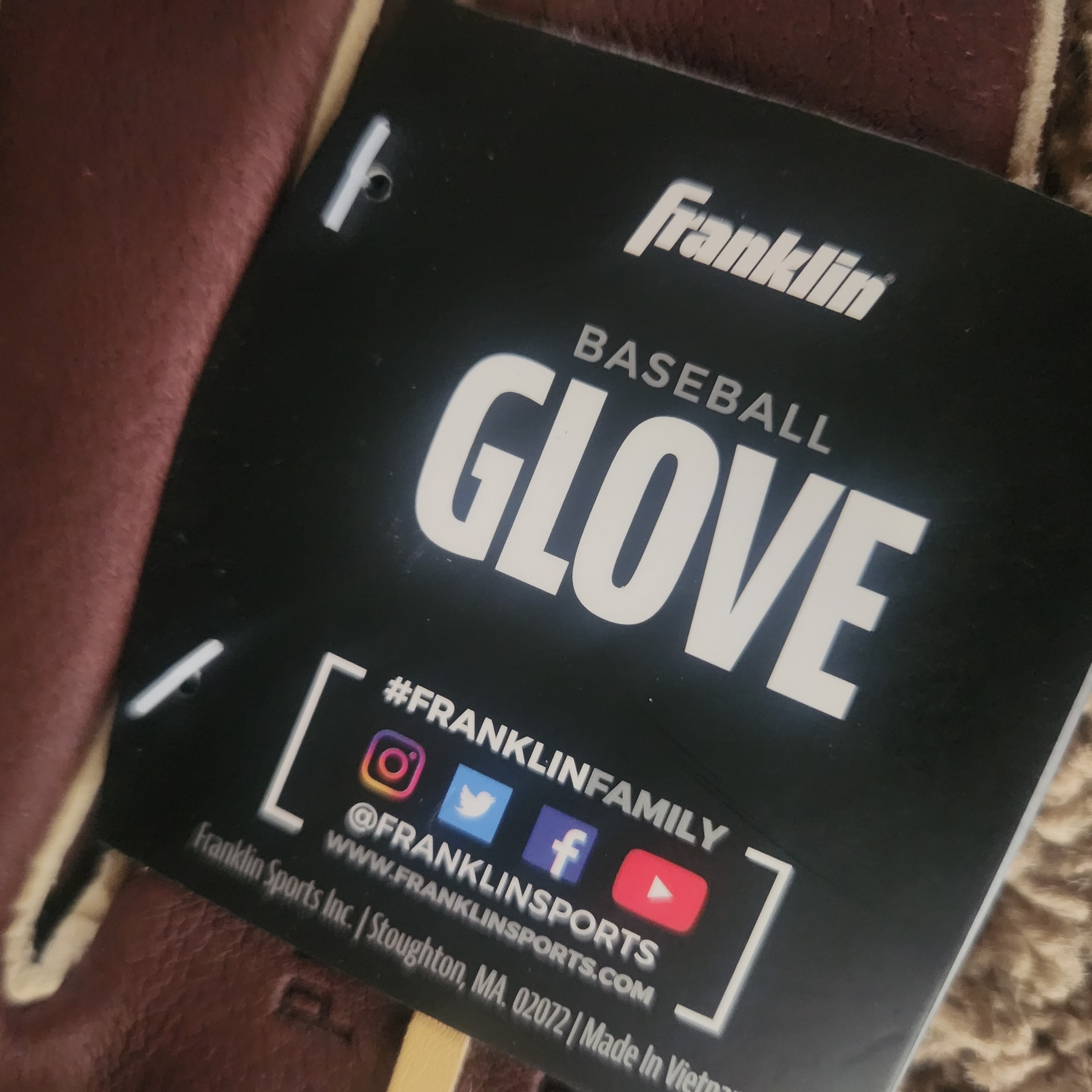 New 2023 Franklin Right Hand Throw RTP Baseball Glove 12.5" Nice glove