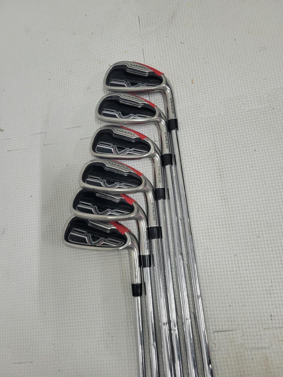 Used Maxfli Black Max Iron Set 5ipw Regular Flex Steel Shaft Iron Sets SidelineSwap