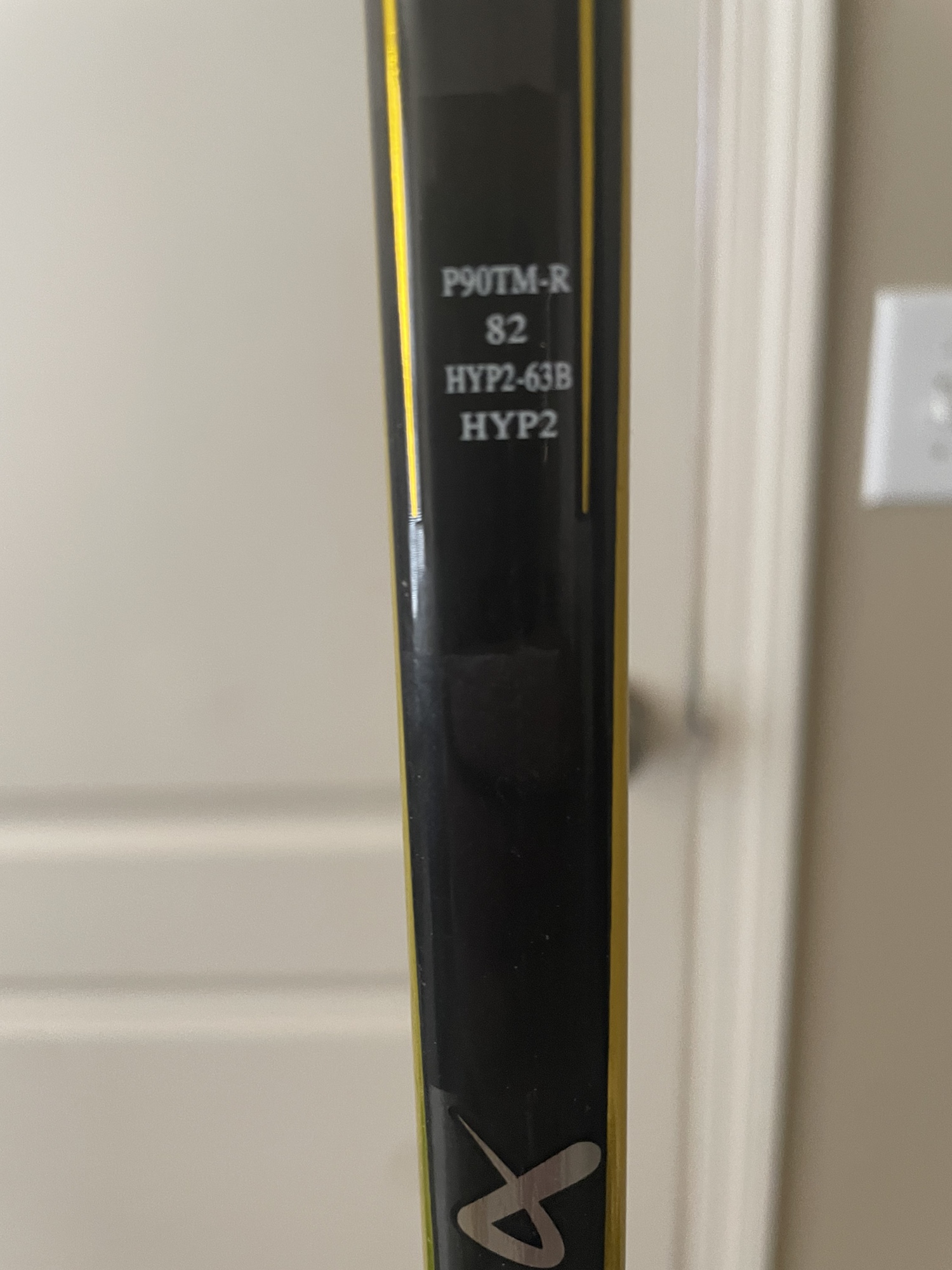 New Right Handed P90TM Pro Stock Vapor Hyperlite 2 Hockey Stick ...